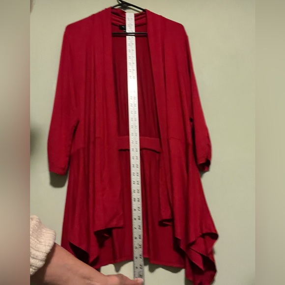 AB Studio Red Cardigan - Picture 3 of 7